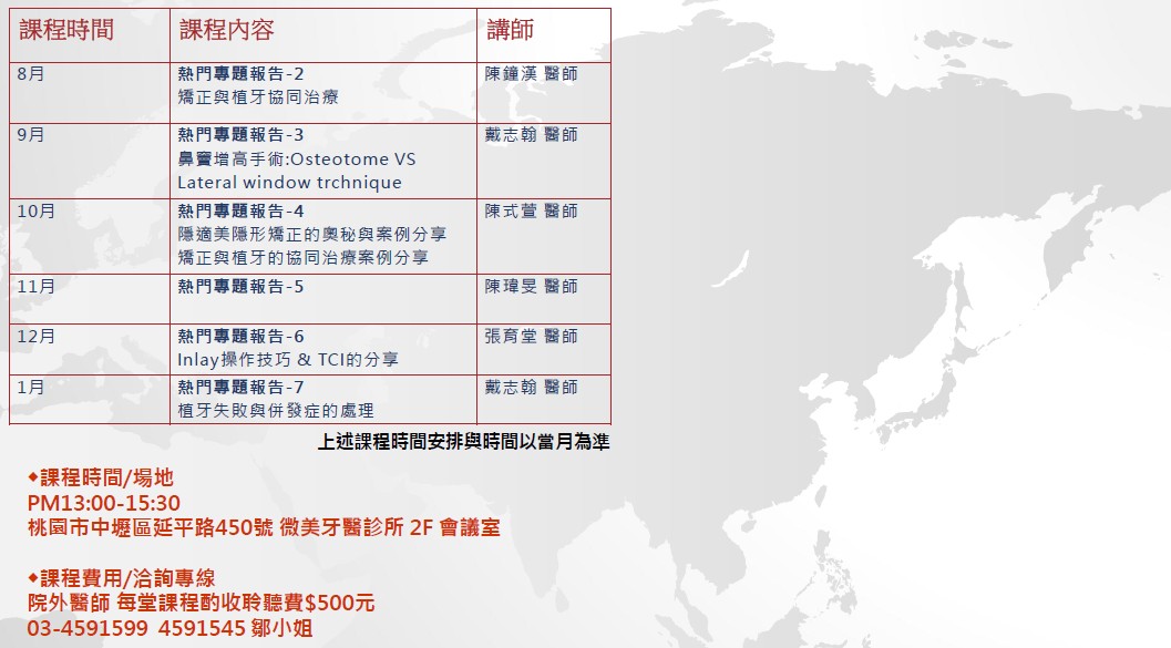 維多麗牙醫-完整植牙教育課程
